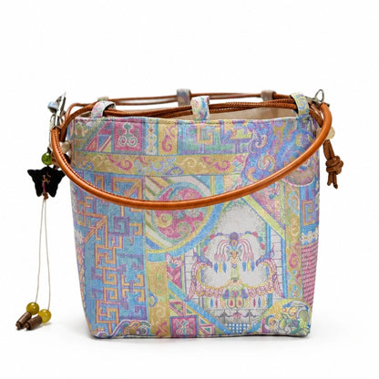 Fortune Phoenix Songjin Brocade Bag — Handwoven in Suzhou