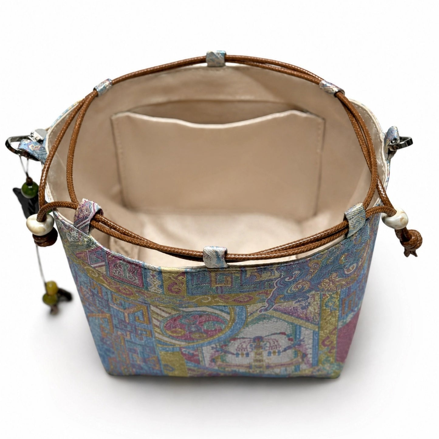 Fortune Phoenix Songjin Brocade Bag — Handwoven in Suzhou