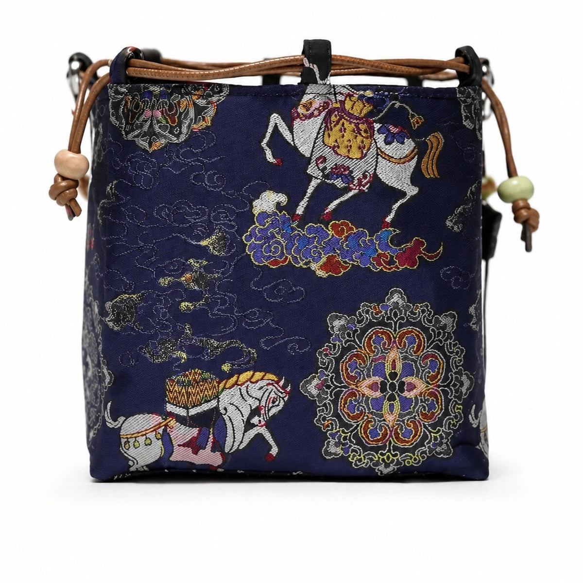 Celestial Horse Songjin Brocade Bag — Handwoven in Suzhou