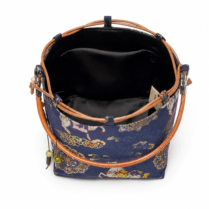 Celestial Horse Songjin Brocade Bag — Handwoven in Suzhou