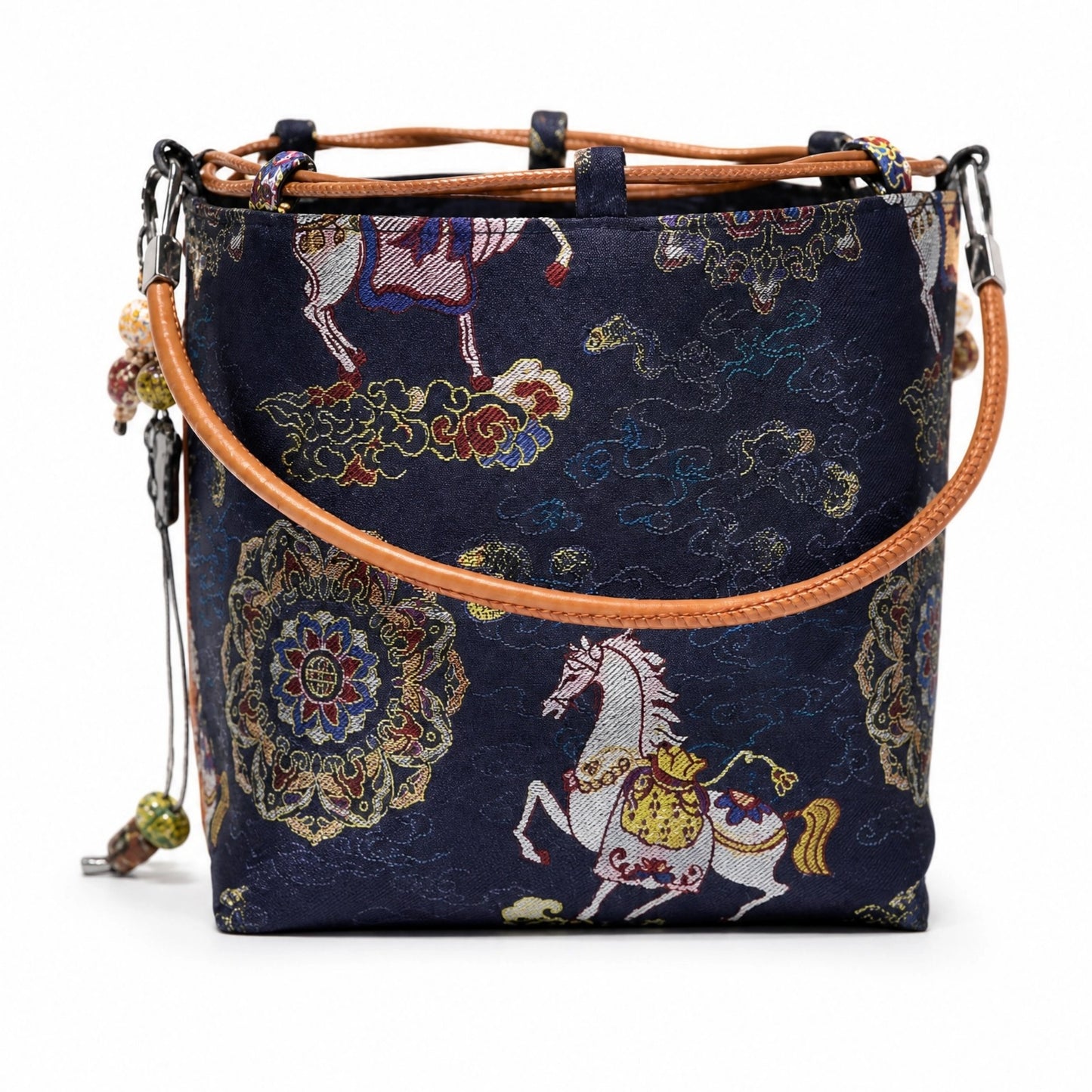 Celestial Horse Songjin Brocade Bag — Handwoven in Suzhou